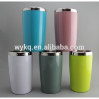 1400ml(45oz) colourful stainless steel and plastic shell double walls ice bucket/wine cooler/beer tube