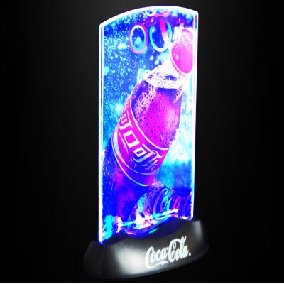 glowing led menu board menu holder acrylic cafe led menu display