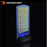 led light bulbs cheap wholesale flashing restaurant menu card holder