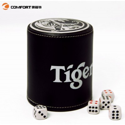 factory sale cheap wholesale leather dice game,dice cup