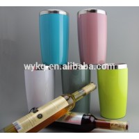 1400ml(45oz) cheap stainless steel/plastic shell double walls ice bucket/wine cooler/beer tube with customized color