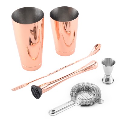 custom Stainless Steel Cocktail Shaker Bar set