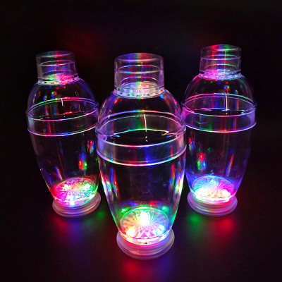 OEM Bar Tools Plastic LED Cocktail Shaker